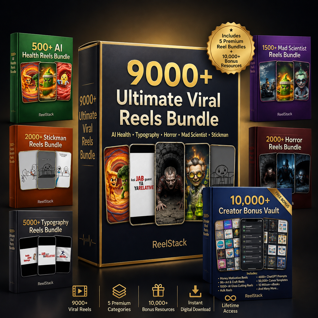 9000+ Viral Reels Bundle